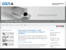Tablet Screenshot of gsr-germany.de